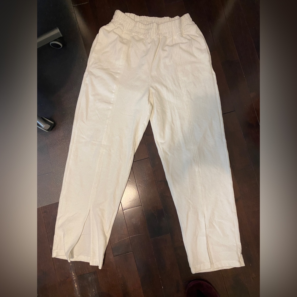 Cotton On white Flare split hem sweatpants